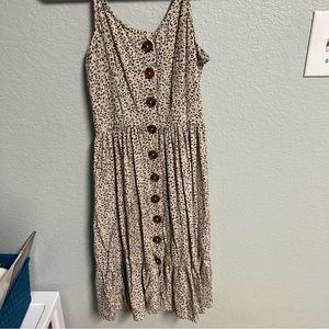 Womens cheetah print sun dress size xs SKU#55